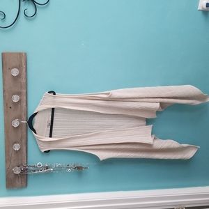 J. Jill sleeveless Oatmeal Waterfall Vest SZ XL